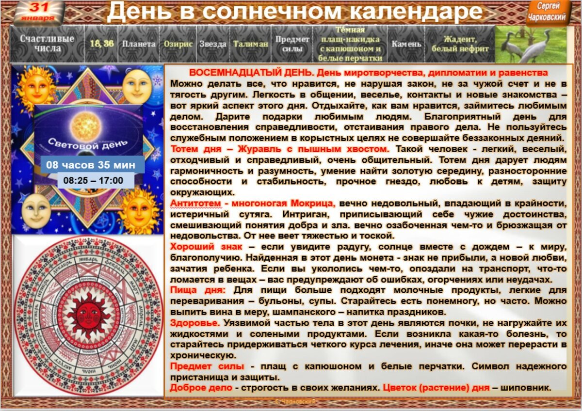 31 января - Традиции, приметы, обычаи и ритуалы дня. Все праздники дня во  всех календарях | Сергей Чарковский Все праздники | Дзен