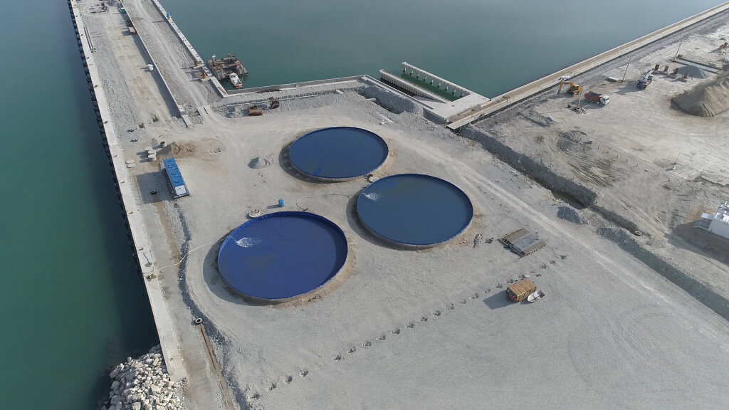  📷Строительство яхтенной марины в Геленджике / Фото: ГК "Стройтрансгаз" 