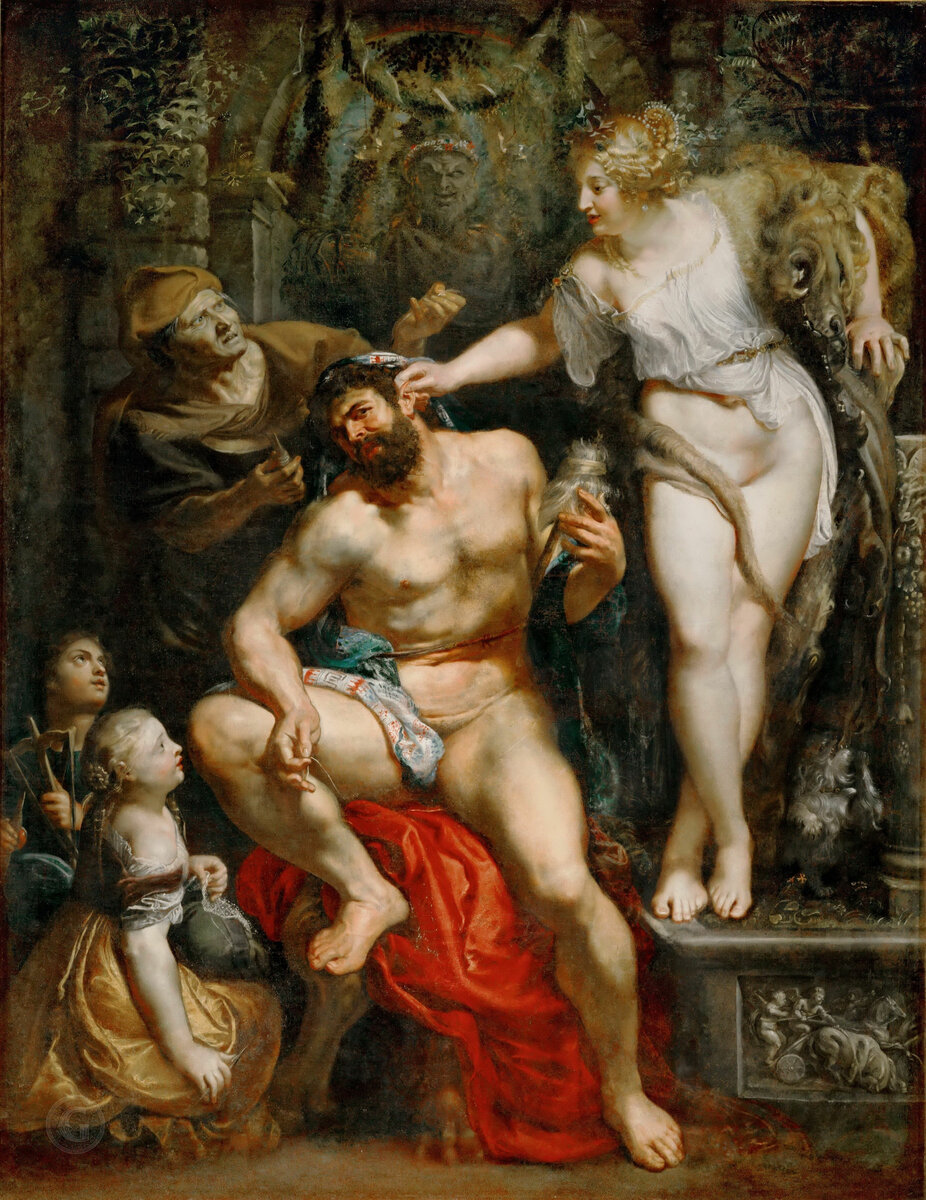 «Геркулес и Омфала», Питер Пауль Рубенс (1602-05), Лувр