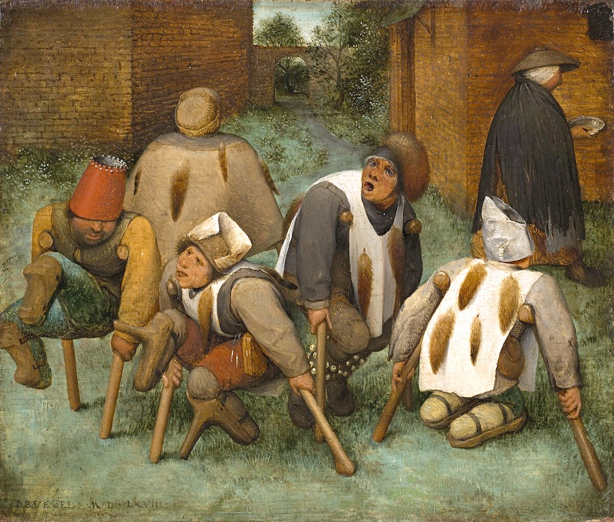 Питер Брейгель (Старший) — «Калеки», 1568 год