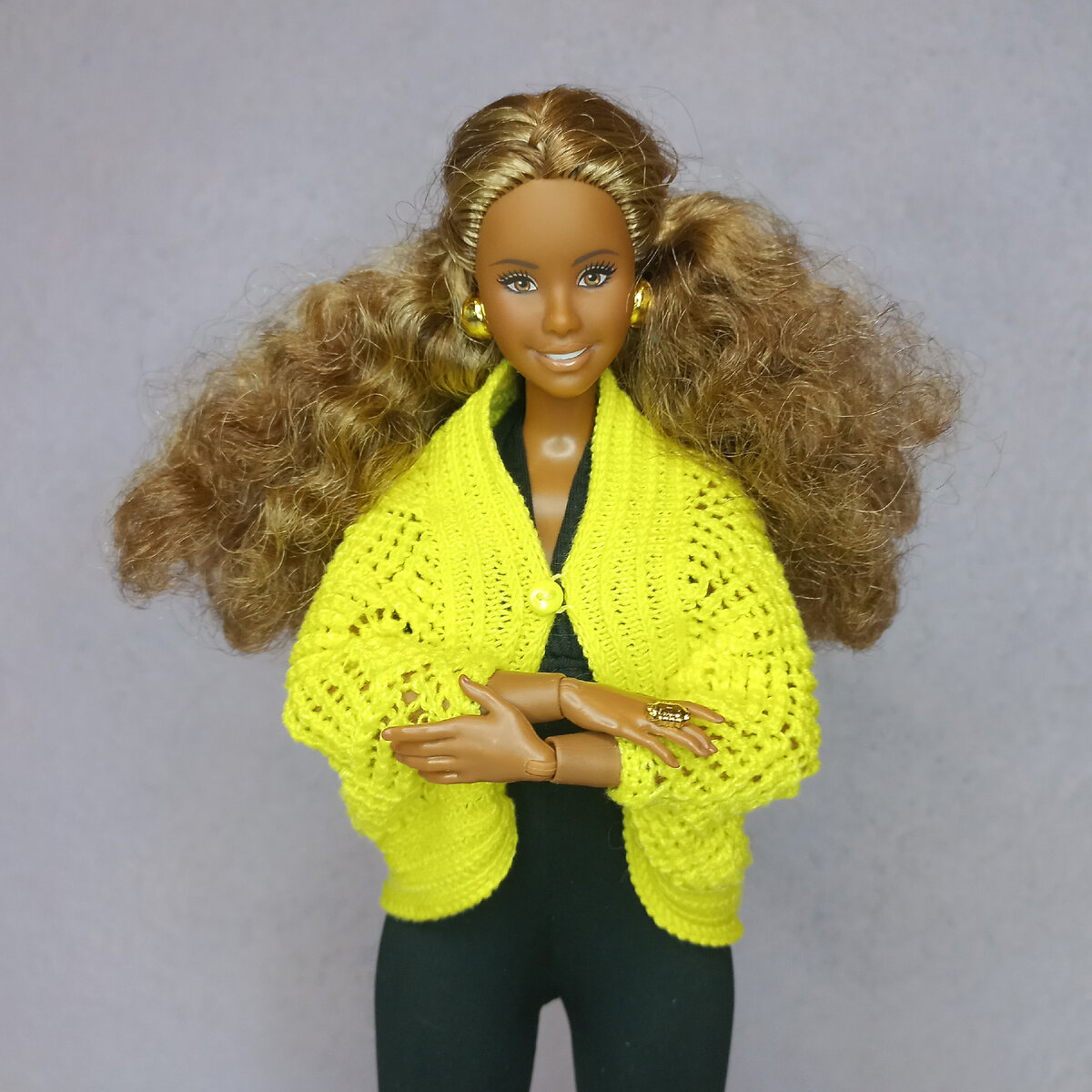 Кардиган «Вечер» для кукол Barbie curvy