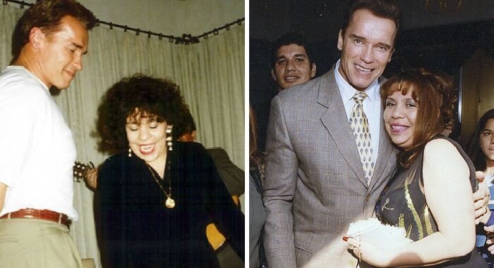 Арнольд Шварценеггер и Милдред Баэна