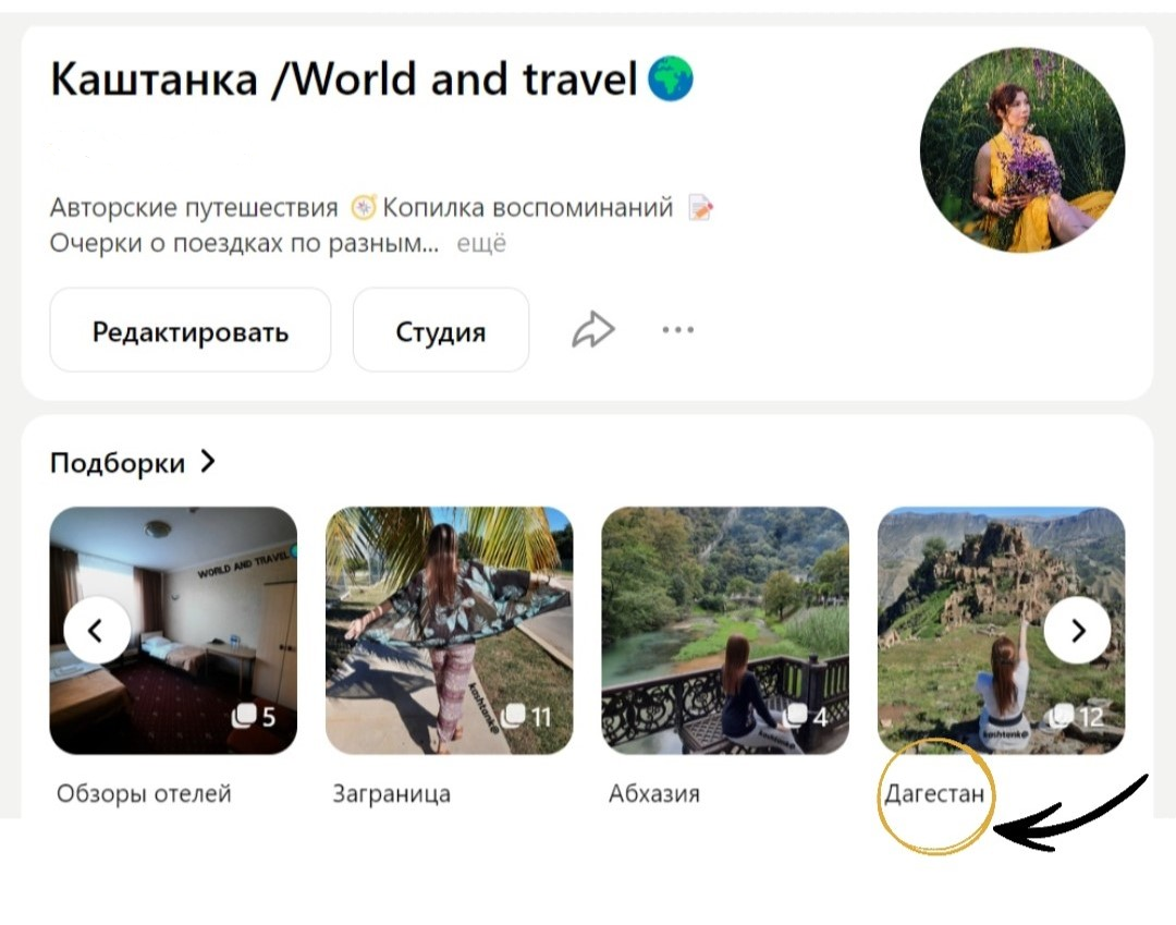 Фото из личного архива: Скрин главной страницы с разделом статей про Дагестан.