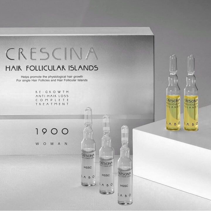 Crescina HFI Complex - курс ампул против выпадения и для роста волос