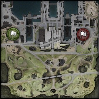 Карта, где играбельна ровно половина карты