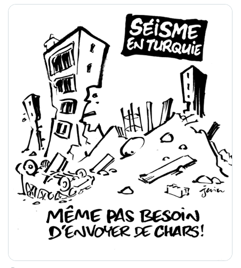 Та самая картинка из сатирического журнала, которая вызывает возмущение во всем мире https://twitter.com/Charlie_Hebdo_