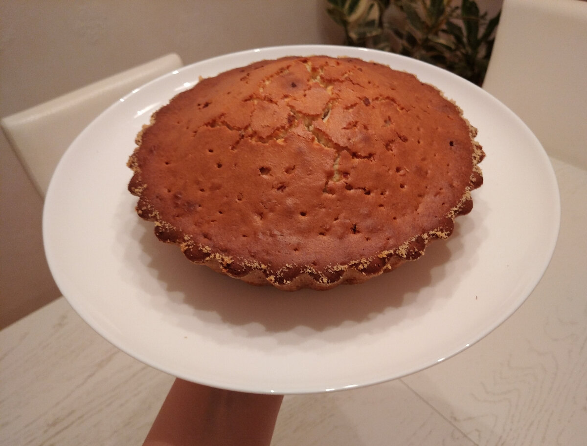 Готовый апельсиновый кекс