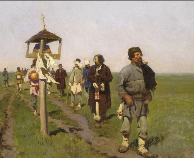 Иванов А.В. (1864-1910)"Переселенцы-ходоки".