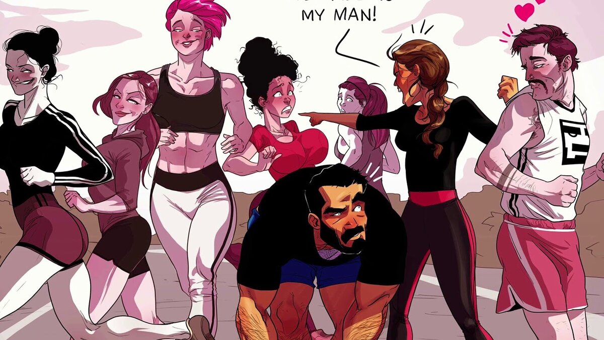 Иметь красивого мужа и приятно, и хлопотно. Некоторым женам приходиться отбивать свое сокровище от разных хищниц с бесконечными ногами  