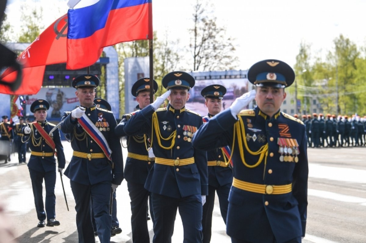    Парад Победы прошёл в городе Ржеве Тверской области