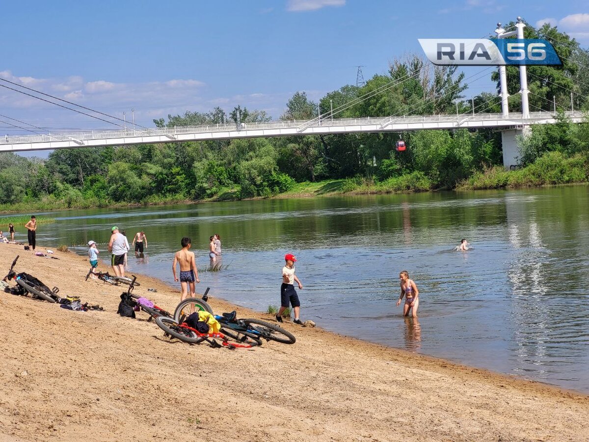    30-градусная жара открыла купальный сезон в Оренбурге Кристина Просвиркина