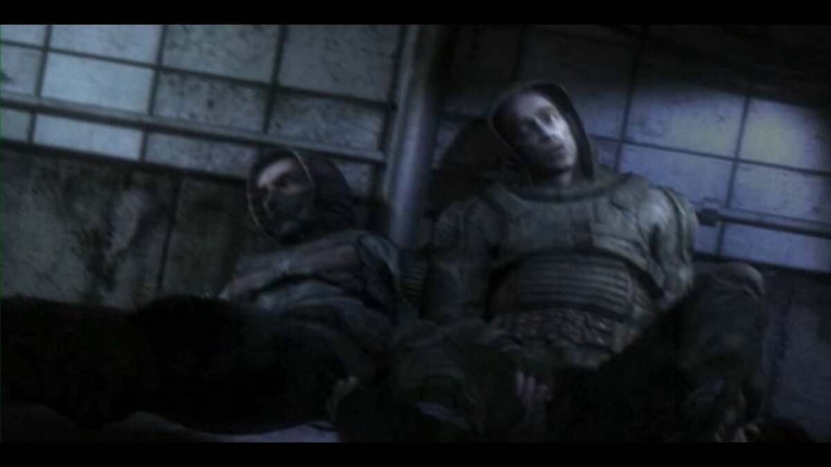 Концовка ЧН. Видим, как Стрелок сидит в камере пыток. Шрама рядом нет, но он тоже туда попал, если не погиб.