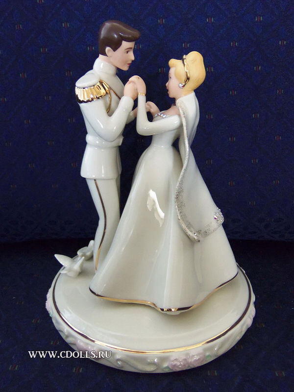 Фарфоровая фигурка на торт Свадьба Золушки от Lenox 