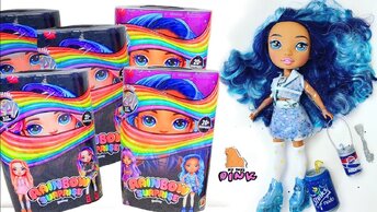 All Rainbow Surprise Dolls Все Куклы с Одеждой Из Слайма своими руками! Diy Custom Slime Dress Up