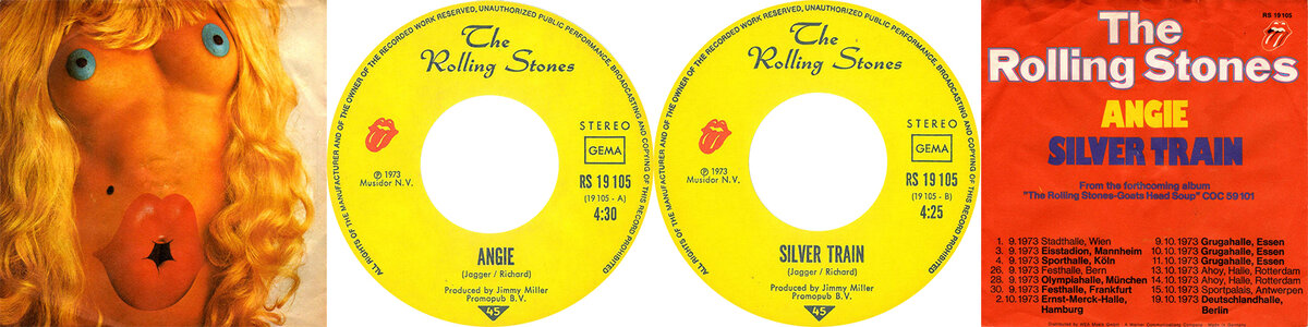 Germany, 1973 -  Rolling Stones Records – RS 19 105