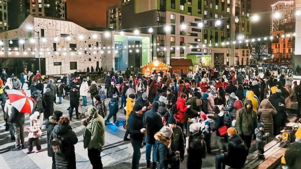 дворовый праздник в Новой Боровой, осень 2020-го