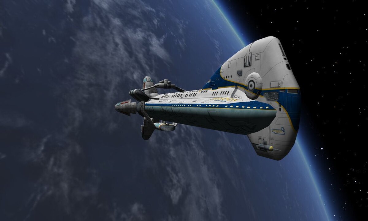 Колониал 1, красавец, ну чисто Супеджет, кальмар и рыбка Дори