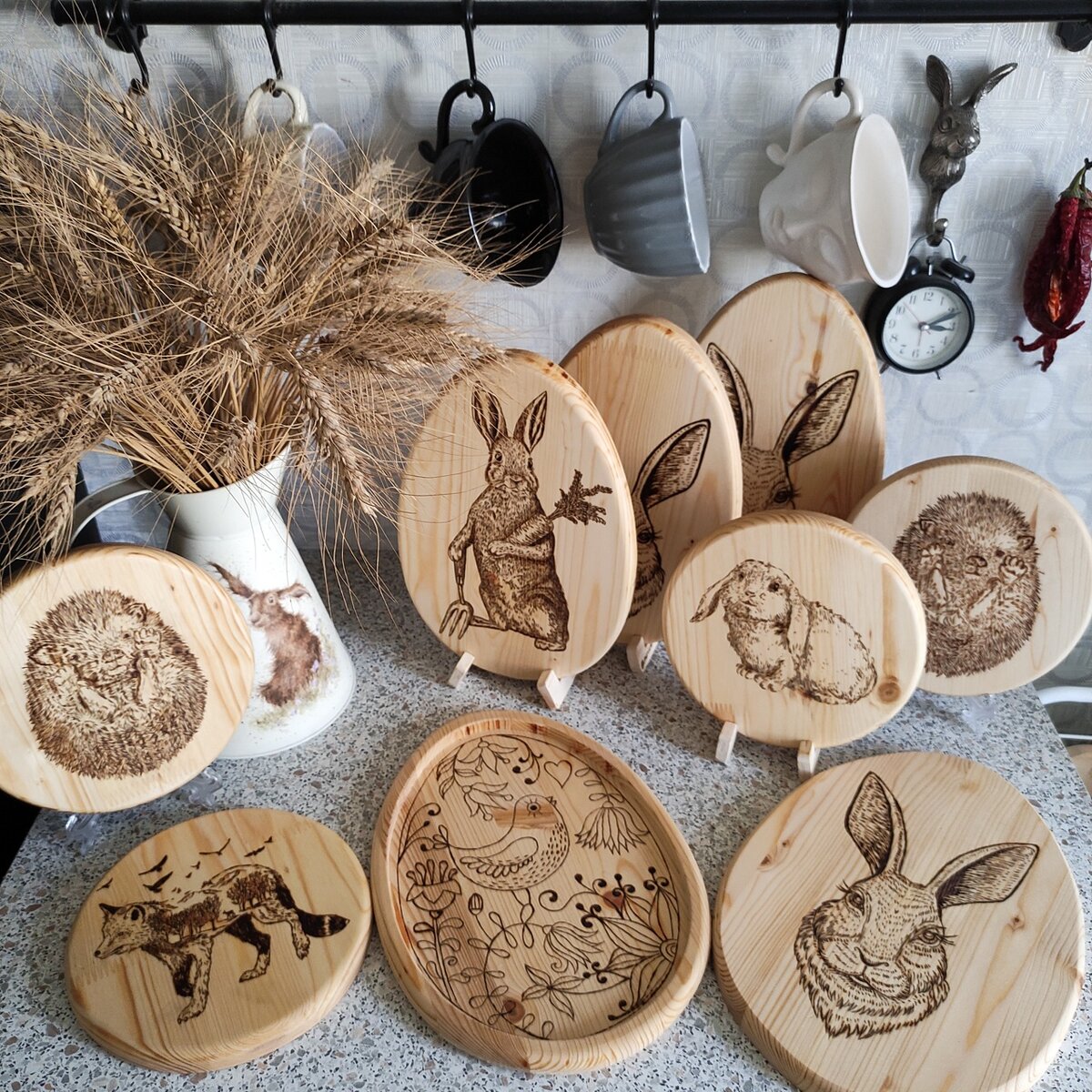 Сервировочные доски, которые мы с мужем сделали своими руками