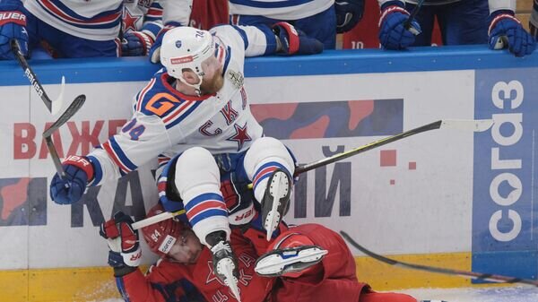    Хоккей. КХЛ. Матч ЦСКА - СКА© РИА Новости / Григорий Сысоев