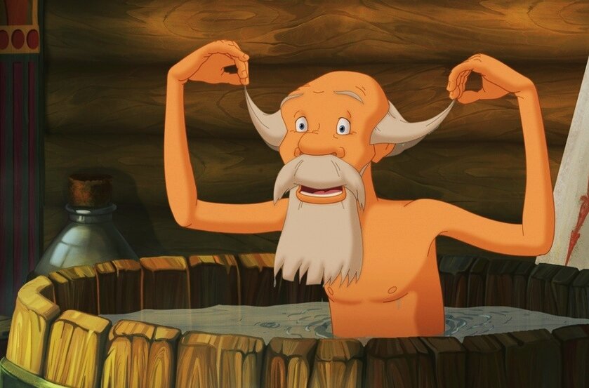 Кадр из мультфильма "Иван Царевич и Серый волк" 