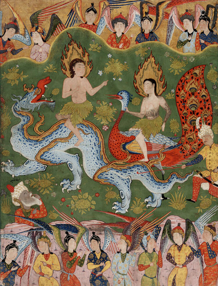 
Аш-Шайтан Иблис с черным лицом, «Книга Предзнаменований», Джафар ас-Садик
Источник фото: godsbay.ru