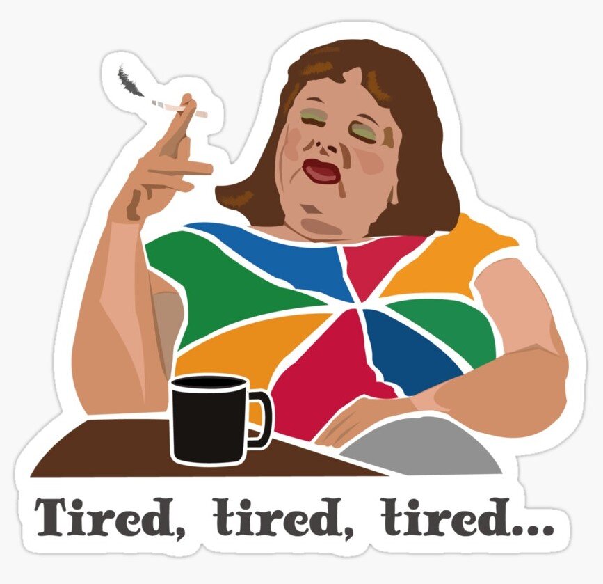 Устала, устала, устала ...