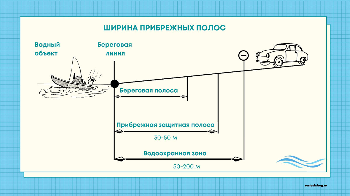 Береговая линия водоохранная зона