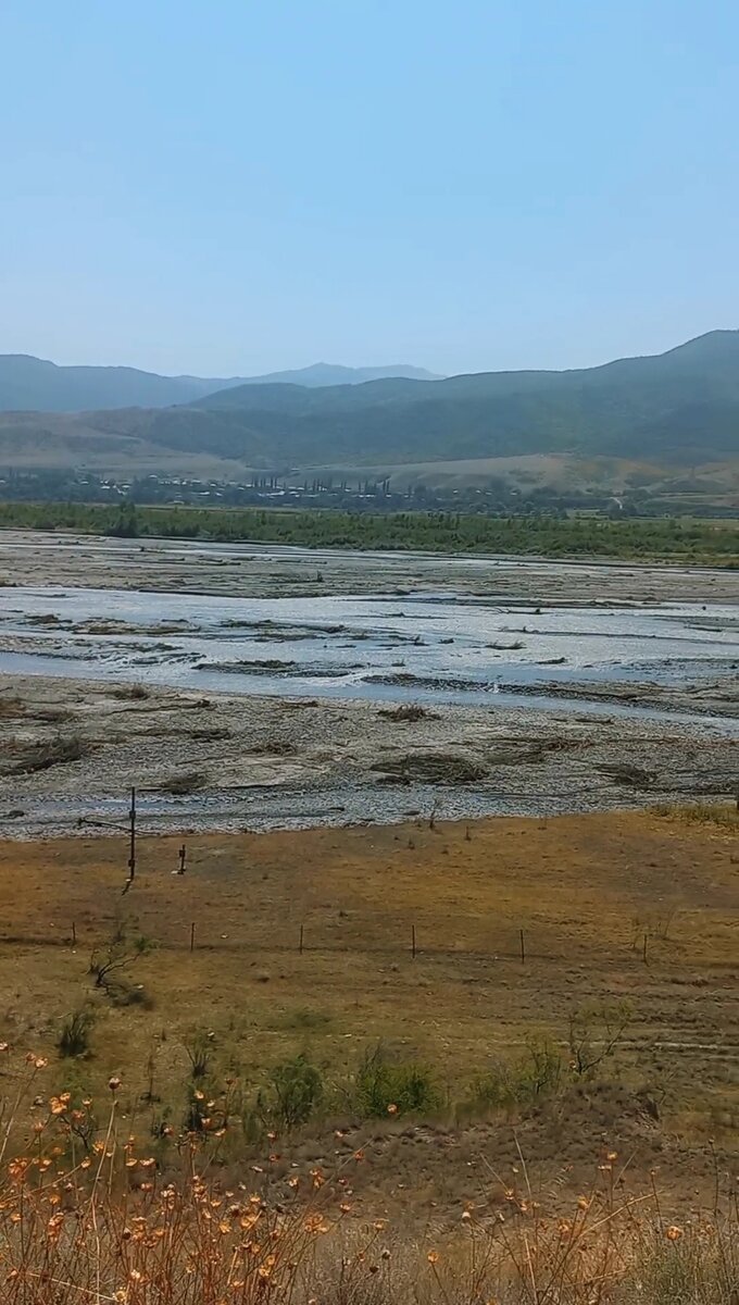 Дорога в Ахты, граница