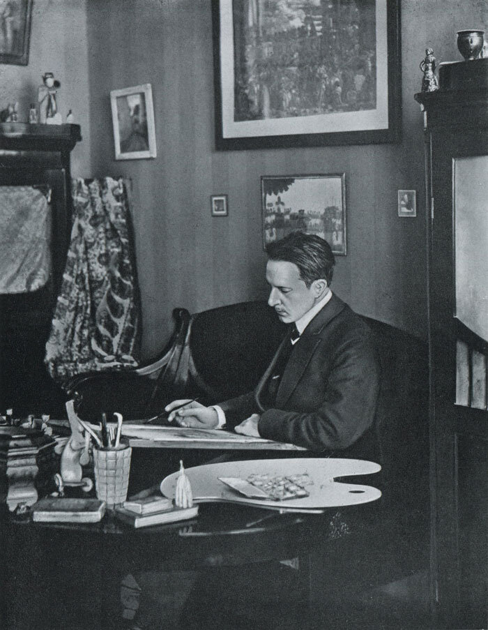 Мстислав Добужинский. Фотография 1908 г.