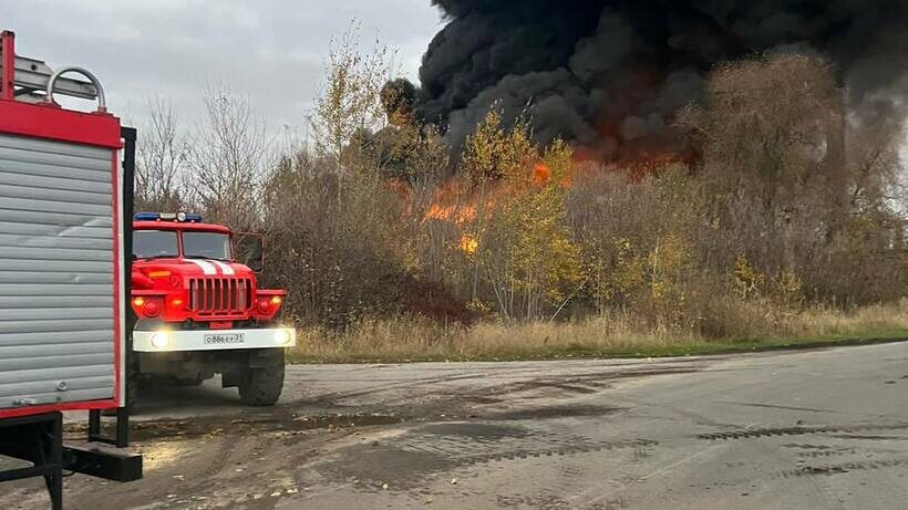    Обстрел в Белгородской области ©Telegram-канал Вячеслава Гладкова