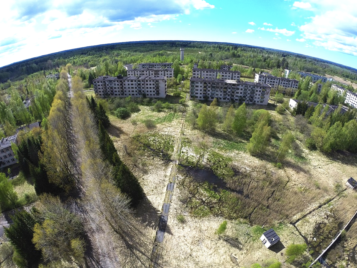 Скрунда-1. Исследование советского секретного города в лесах Латвии. |  Стройка . Жизнь. Животные. | Дзен