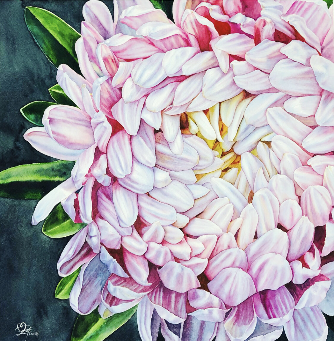 Акварель. Вот так выглядит «чистота» - никакой серой грязи! 