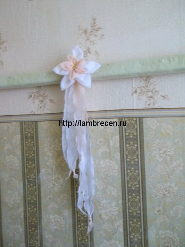 как сделать цветок из ткани мастер класс