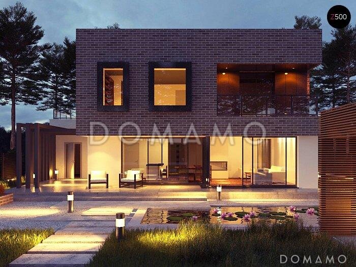 Проект D2710 — вид со стороны террасы