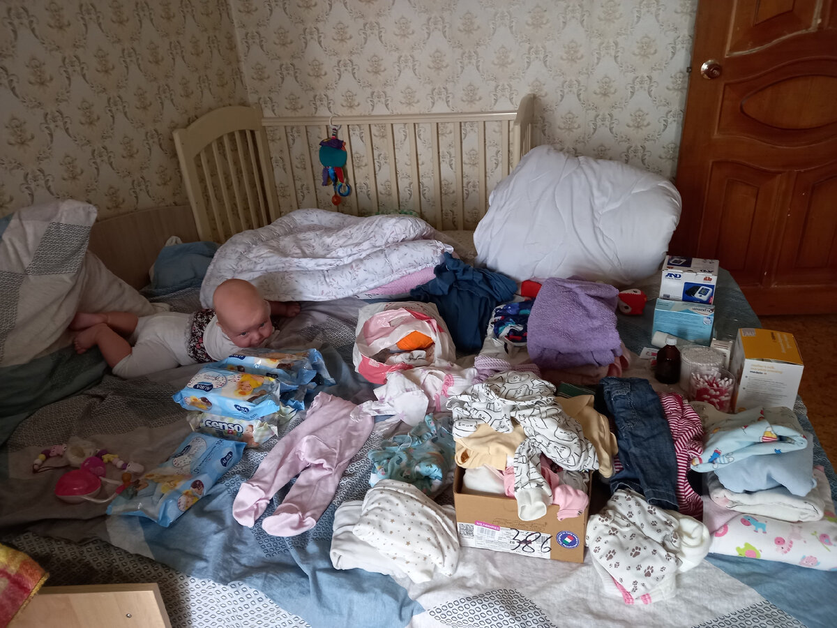 Расхламление детского комода