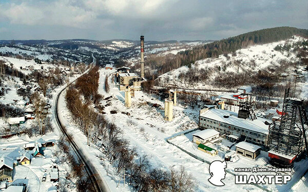 Фото: Александр Наумов. Руины от АБК шахты «Абашевская» в г. Новокузнецке. Тут я работал в проходке.