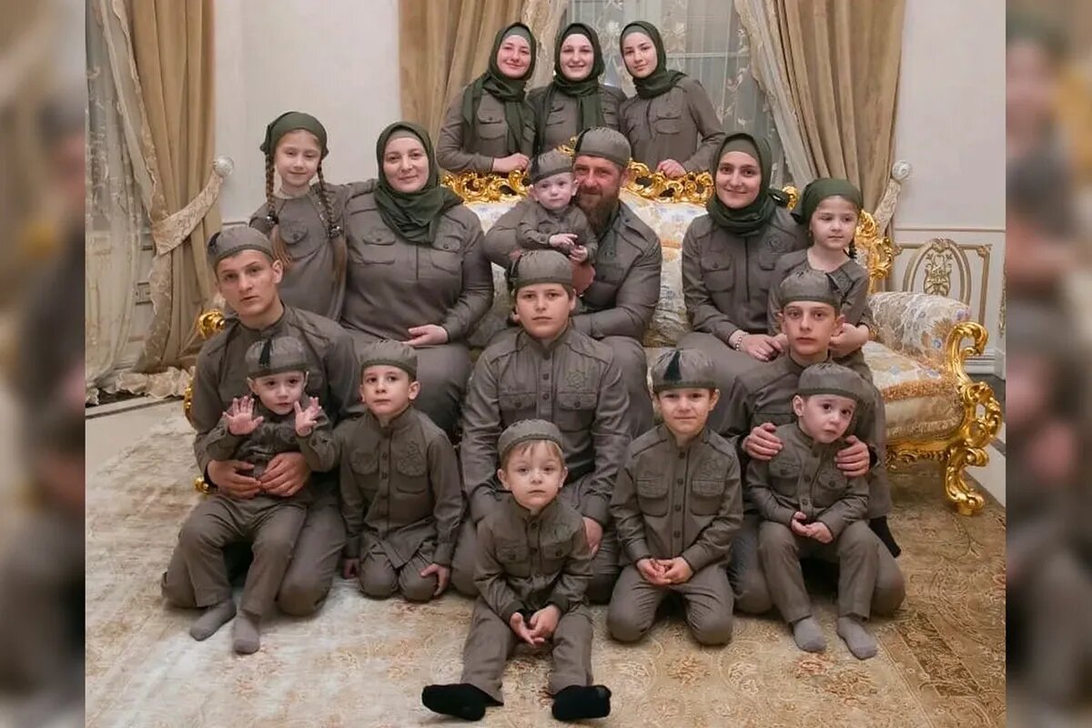 Семья Рамзана Кадырова. Фото: @kadyrov_95 | Instagram*
