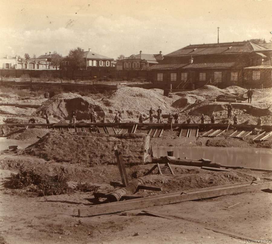 Березовский прииск. Фото С.М. Прокудина-Горского. 1909 г. (Открытые источники)