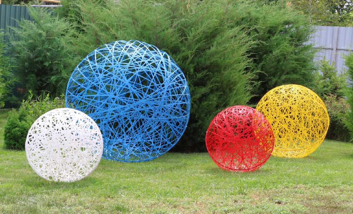 Шары ООО " Сад Радости " из поликомпозита без светодиодов