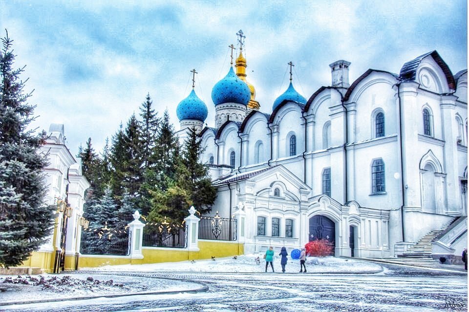 Благовещенский собор Казанского Кремля Псковский орнамент