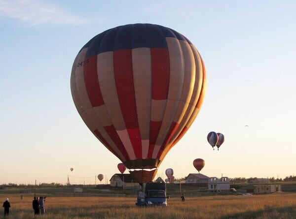 Воздушный шар «Свобода» участвует в фестивале в 2013 году / Фото: сообщество «Небесная ярмарка» в «ВКонтакте»