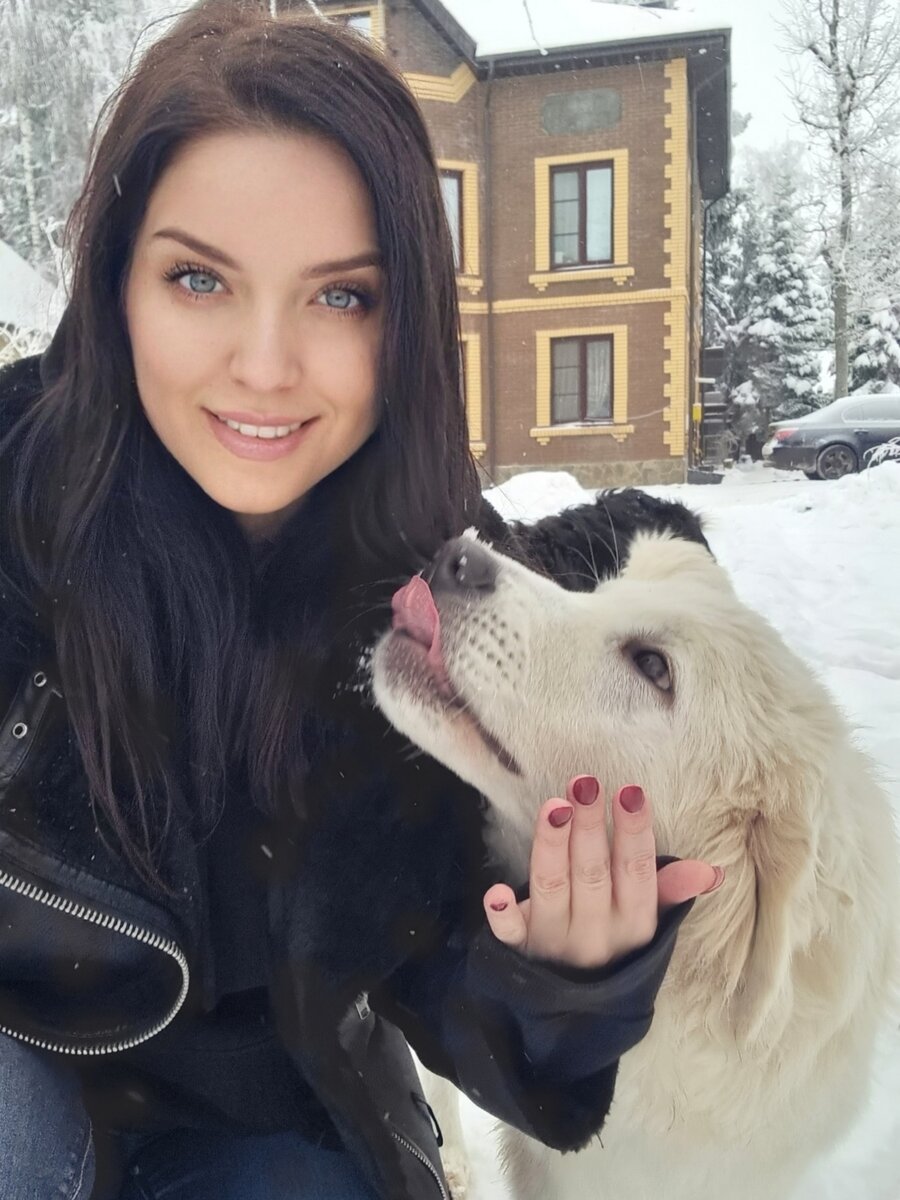 Автор блога, собаки и дом