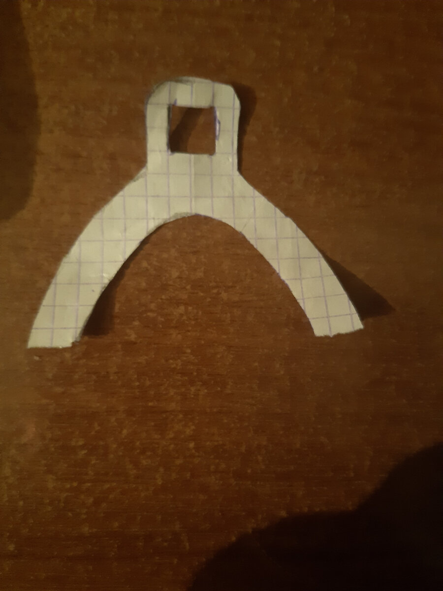 Шаблон задника.