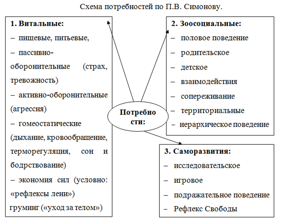 Потребности схема терапия