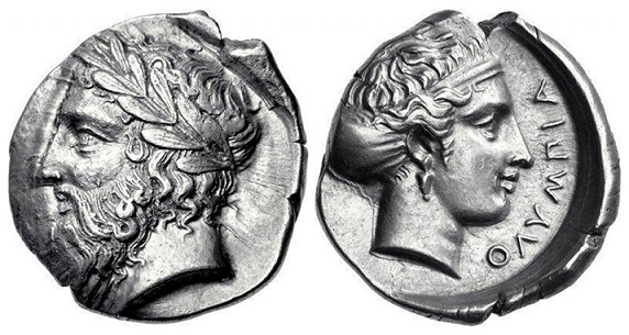 Античные серебряные статеры