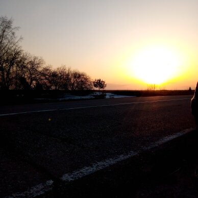 Рассвет. Работа О. Камаловой