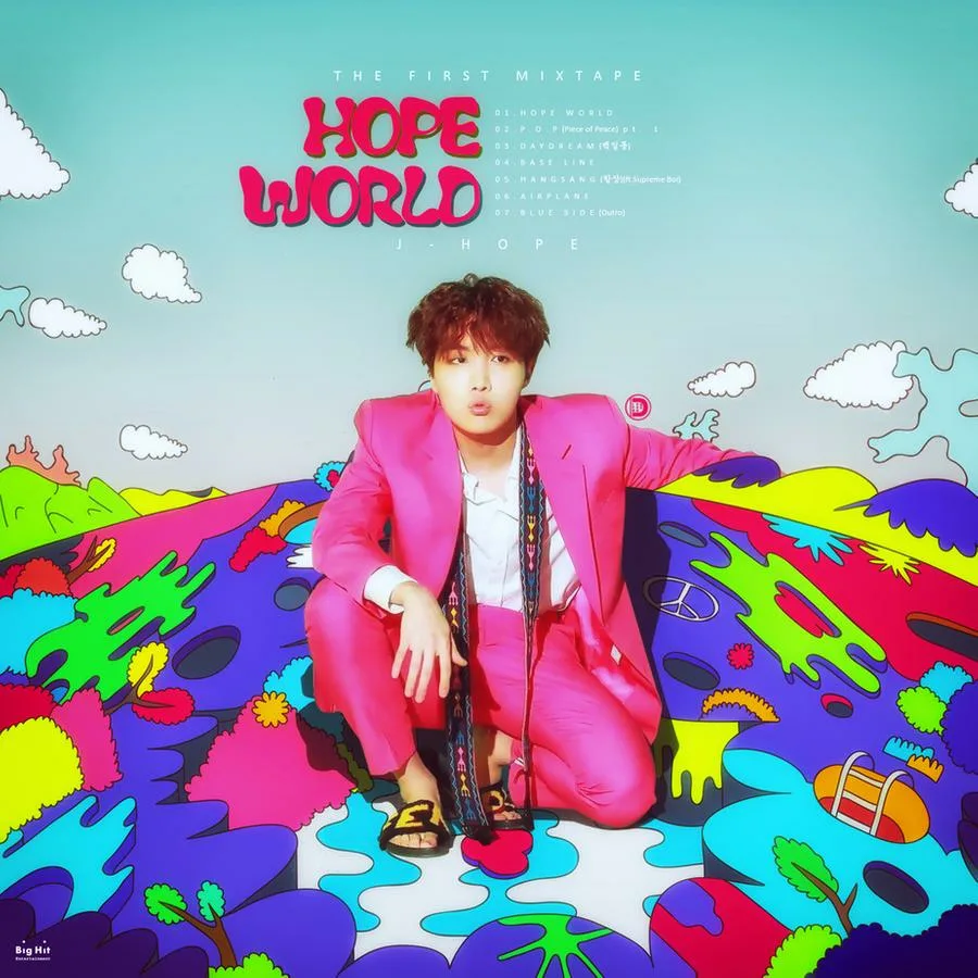 Торт БТС hope World