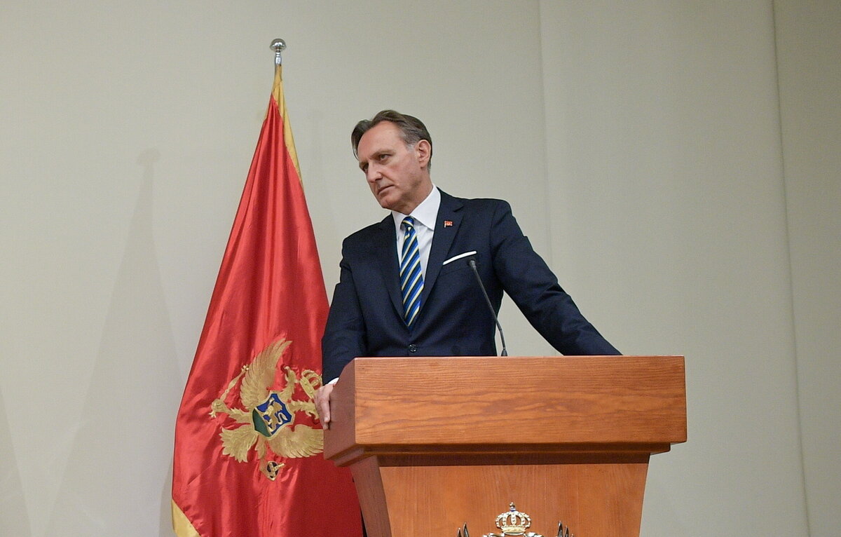    Глава МИД Черногории Ранко Кривокапич  EPA-EFE/Marcin Obara