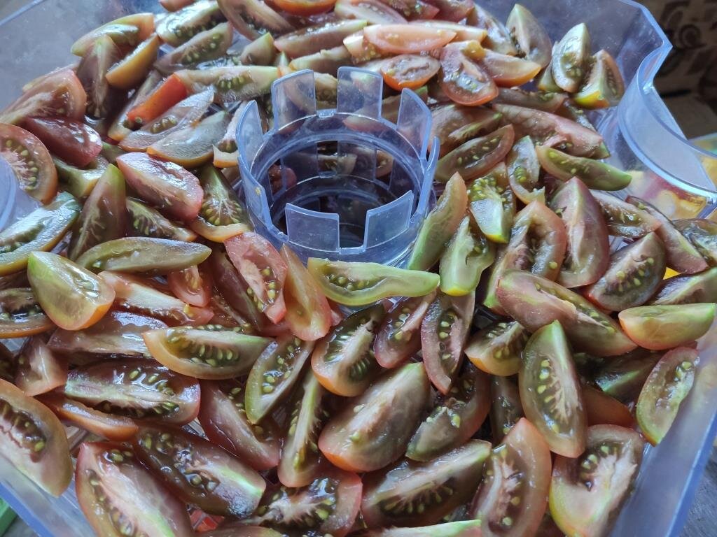 Так я сушу помидоры сорта Де Барао Черный