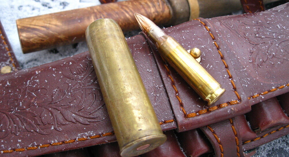 Для сравнения: патрон 12 калибра и .308 Win
